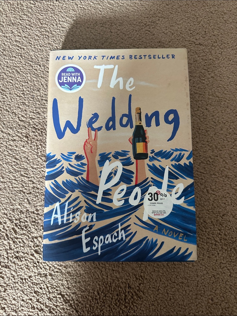 The Wedding People by Allison Espach - Blue Cover